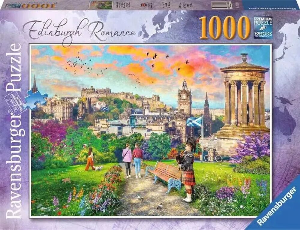 Ravensburger Puzzle 1000pc - Edinburgh Romance