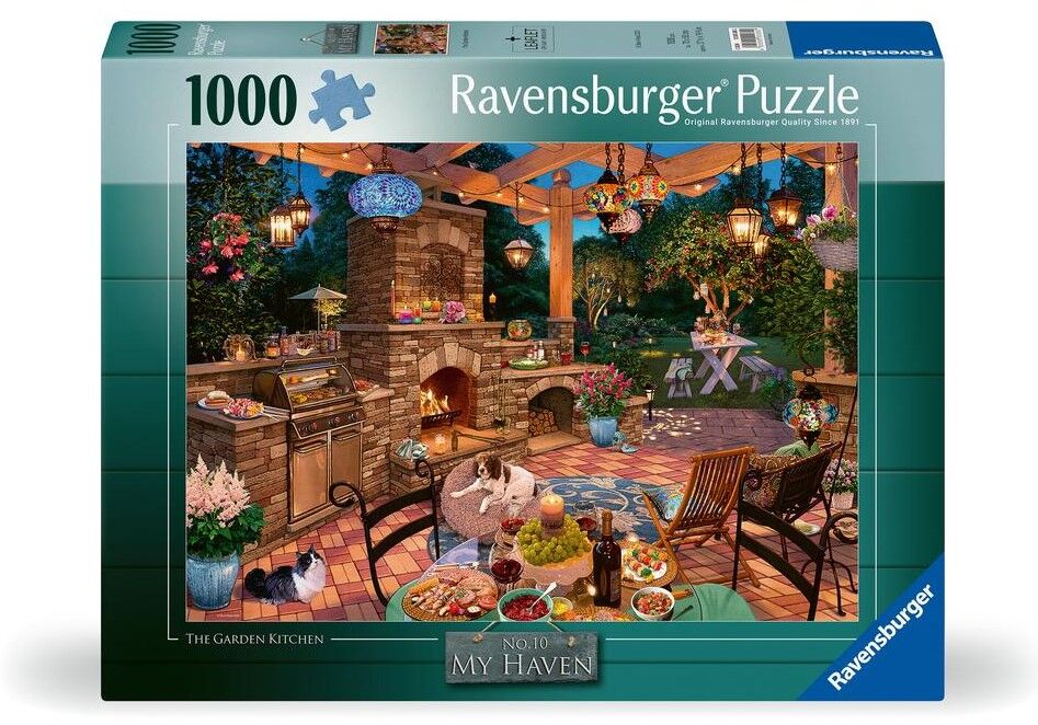 Ravensburger Puzzle 1000pc - My Haven No. 10: The Garden Kitchen