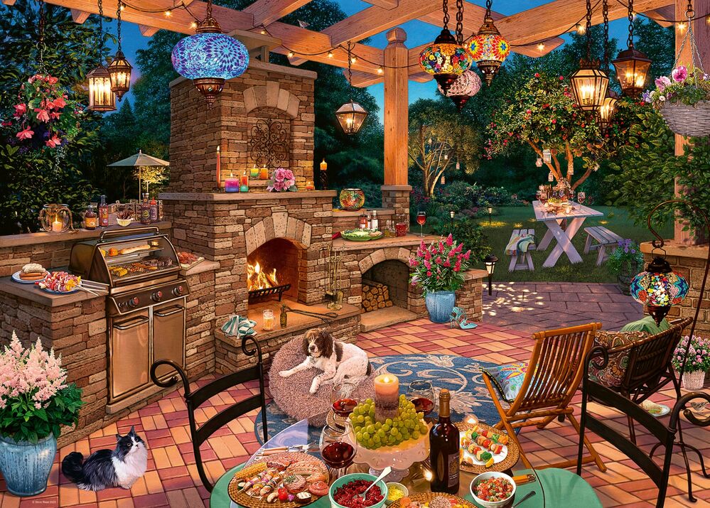 Ravensburger Puzzle 1000pc - My Haven No. 10: The Garden Kitchen
