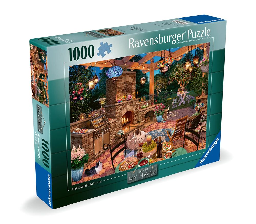 Ravensburger Puzzle 1000pc - My Haven No. 10: The Garden Kitchen