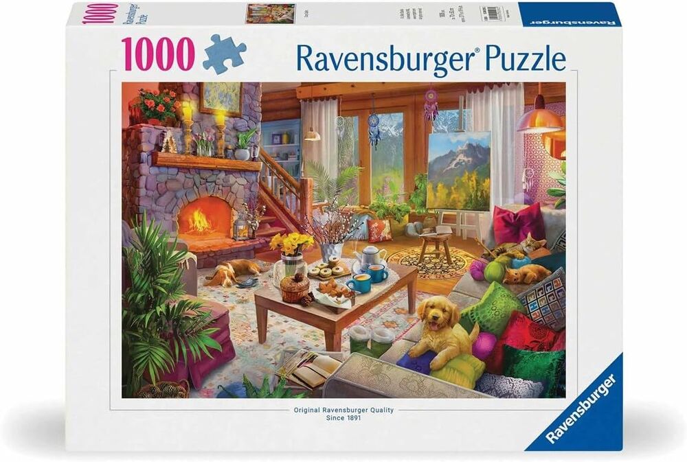 Ravensburger Puzzle 1000pc - Cozy Cabin