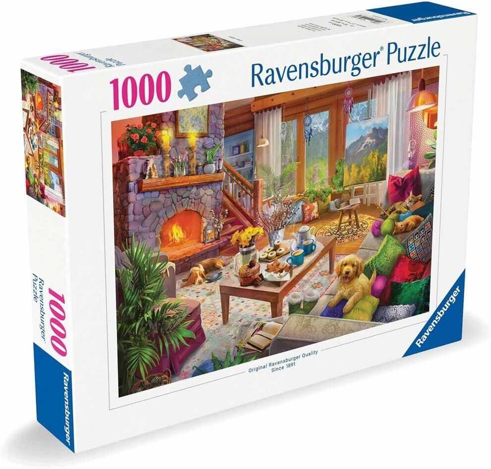 Ravensburger Puzzle 1000pc - Cozy Cabin