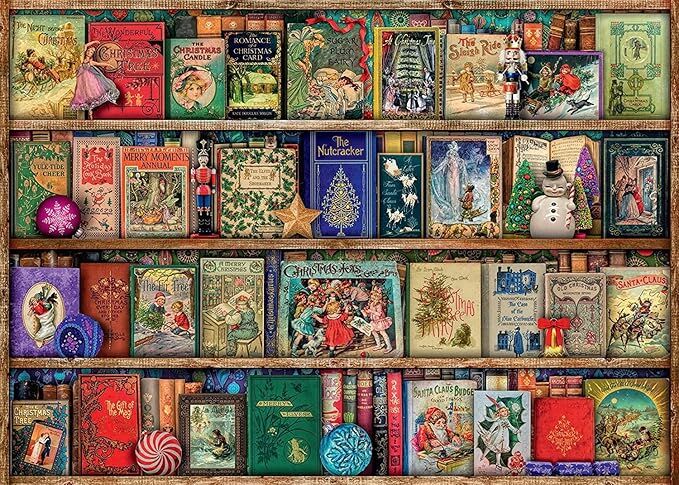 Ravensburger Puzzle 1000pc - The Christmas Library
