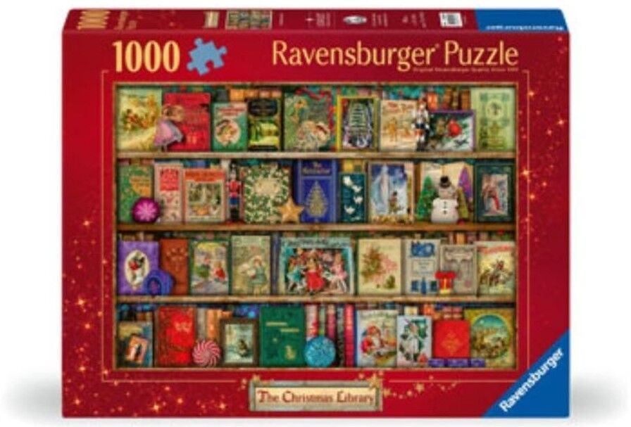 Ravensburger Puzzle 1000pc - The Christmas Library