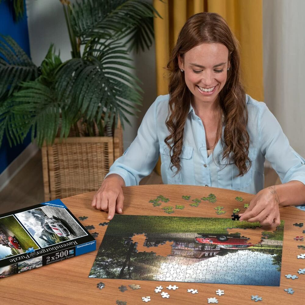 Ravensburger Puzzle 2x500pc - Porsche 356 & Porsche 911