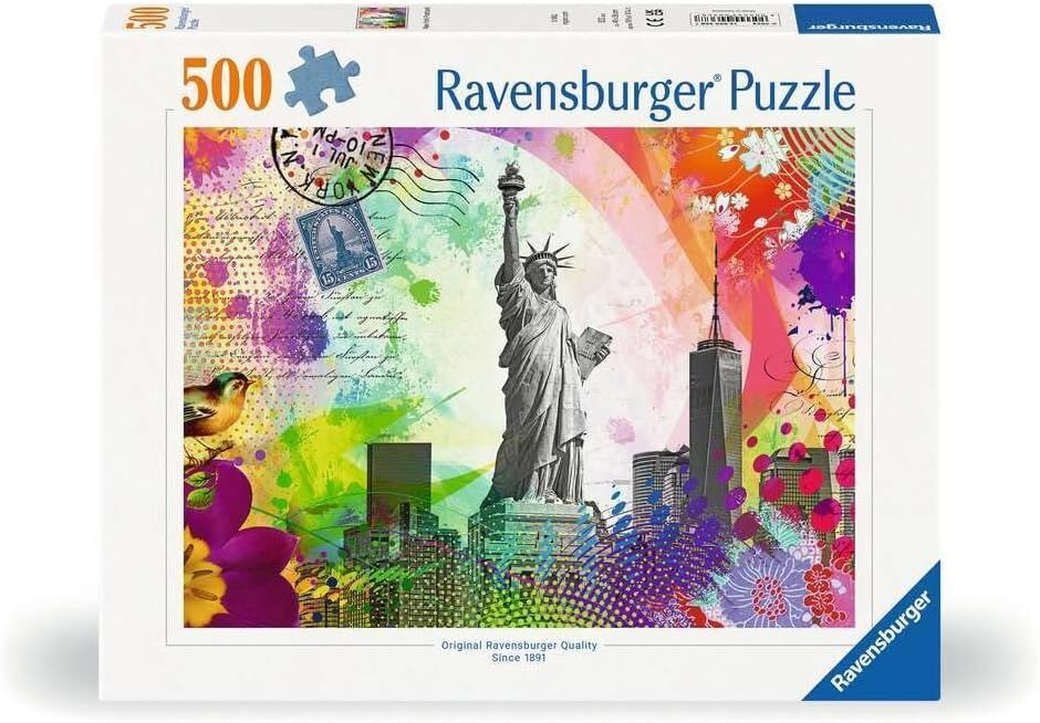 Ravensburger Puzzle 500pc - New York Postcard