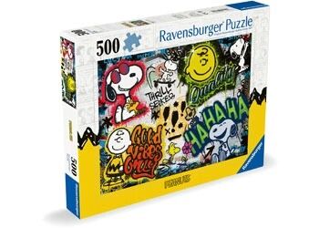 Ravensburger Puzzle 500pc - Peanuts Graffiti