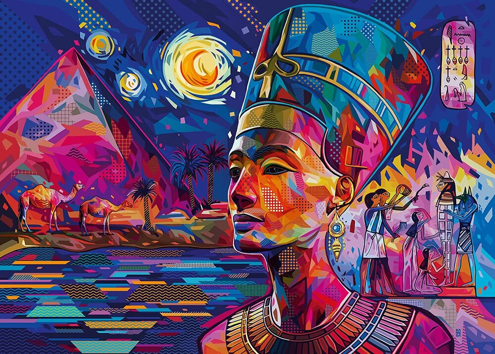 Ravensburger Puzzle 1000pc - Nefertiti on the Nile