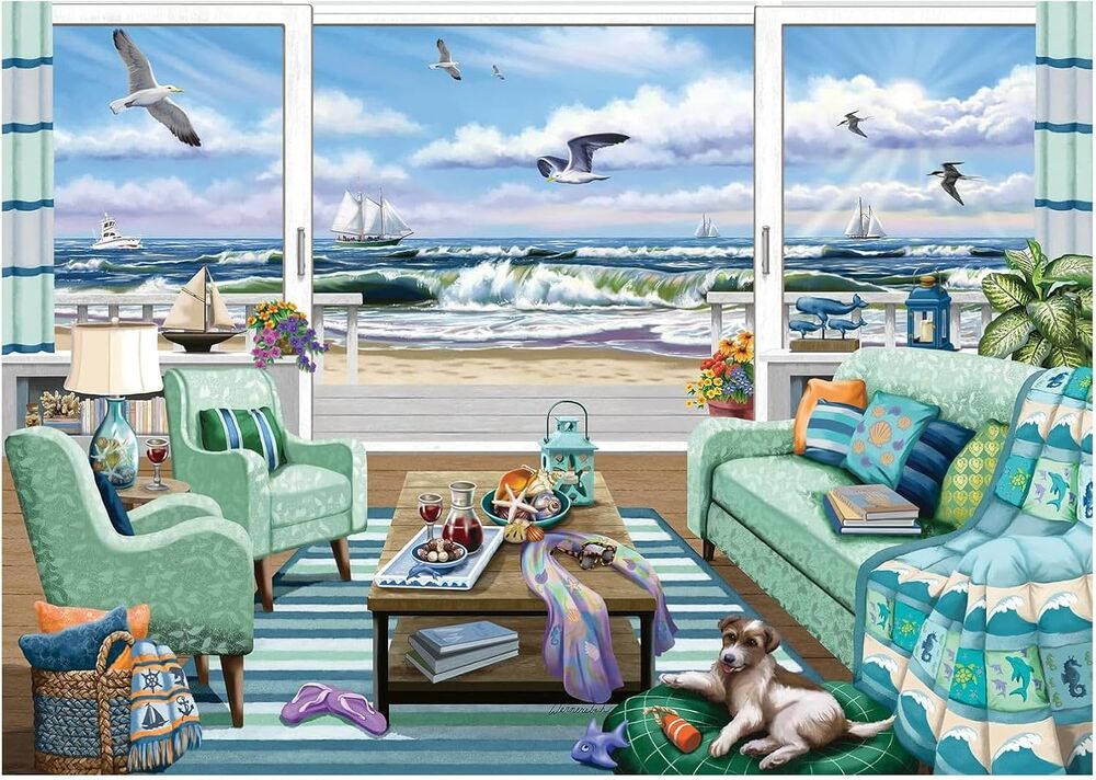 Ravensburger Puzzle 1000pc - Beachfront Getaway