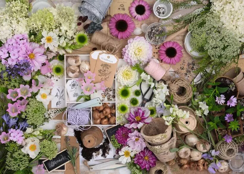 Ravensburger Puzzle 1000pc - For the Love of Flowers