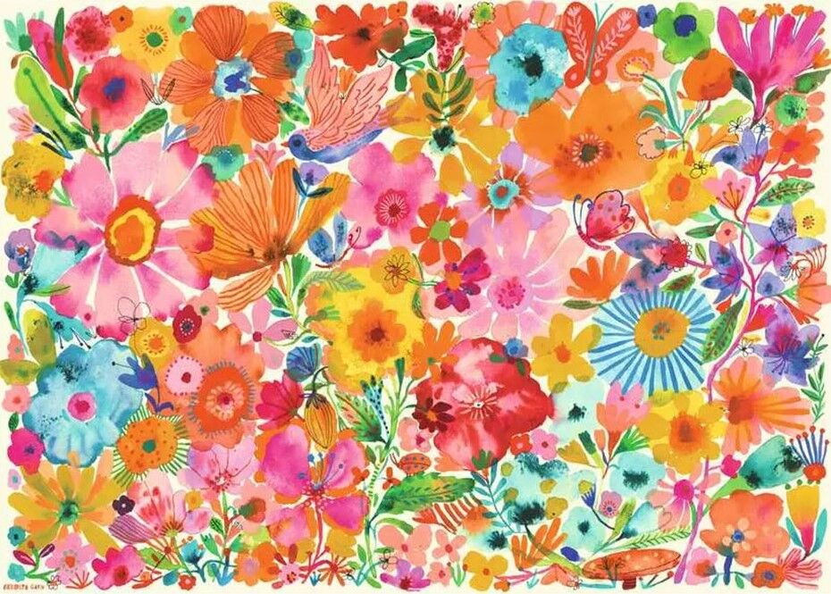 Ravensburger Puzzle 1000pc - Blossoming Beauties