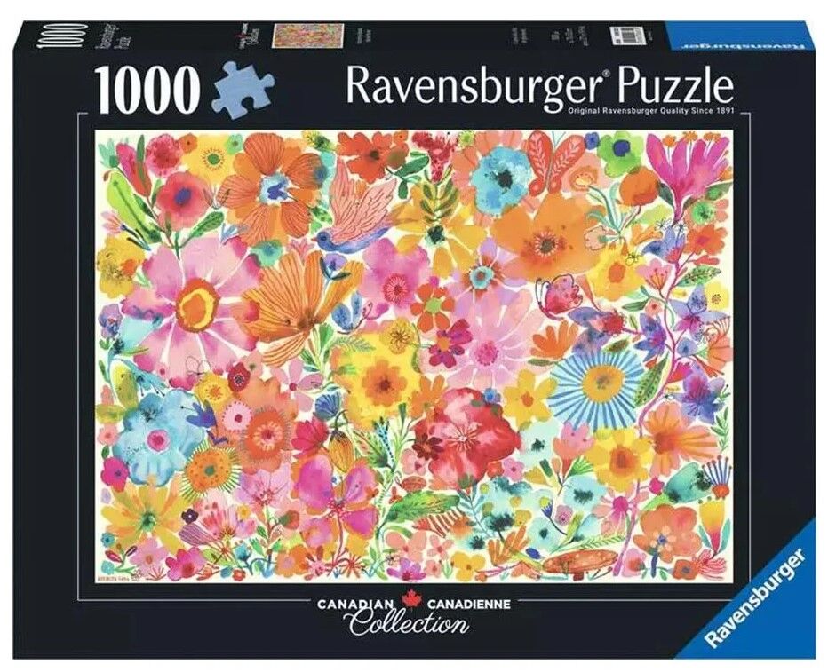 Ravensburger Puzzle 1000pc - Blossoming Beauties