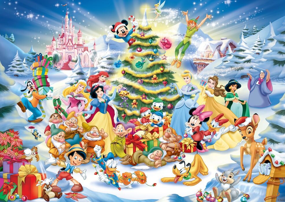Ravensburger Puzzle 1000pc - Disney Christmas Eve