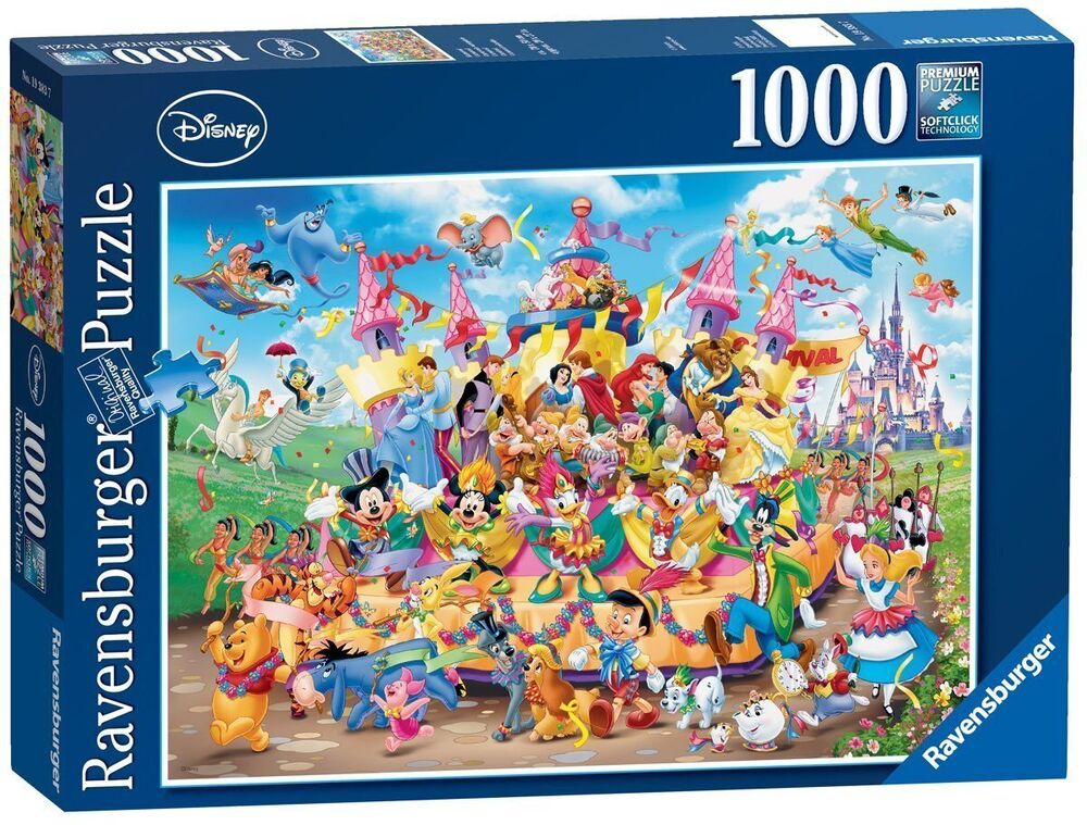 Ravensburger Puzzle 1000pc - Disney Carnival Characters