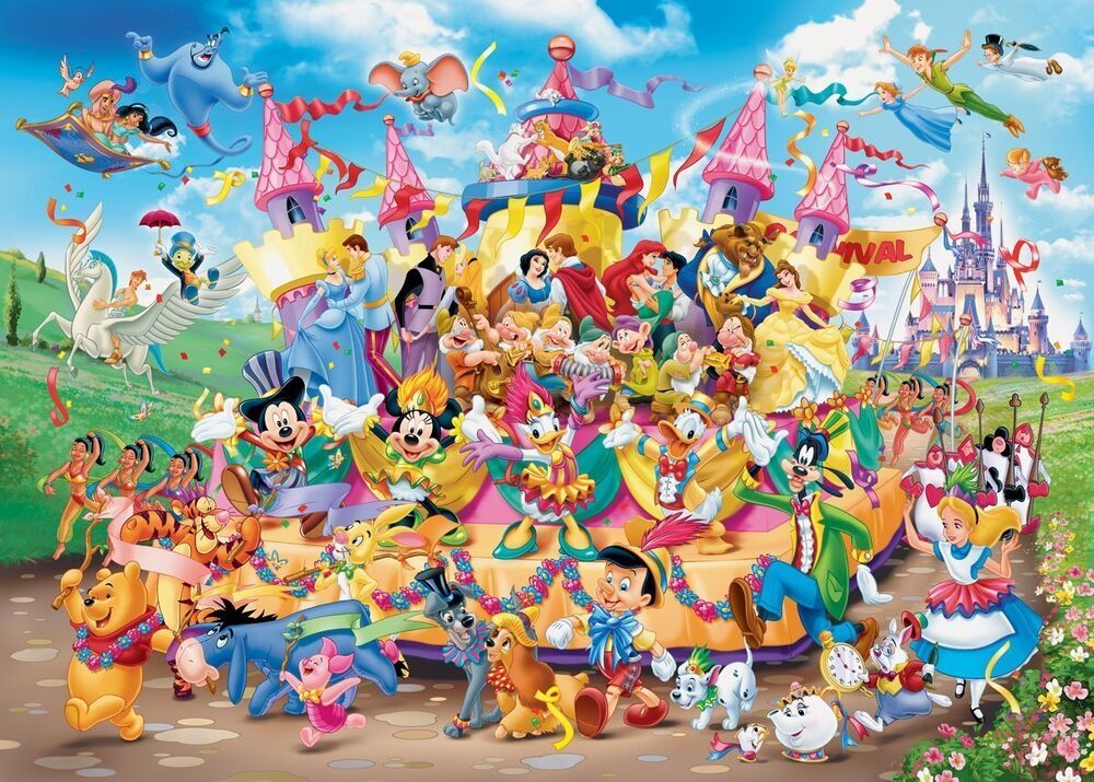 Ravensburger Puzzle 1000pc - Disney Carnival Characters
