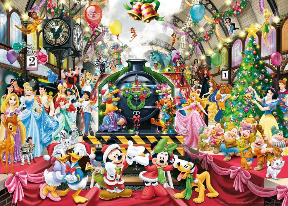 Ravensburger Puzzle 1000pc - Disney All Aboard for Christmas!