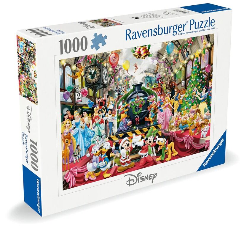 Ravensburger Puzzle 1000pc - Disney All Aboard for Christmas!