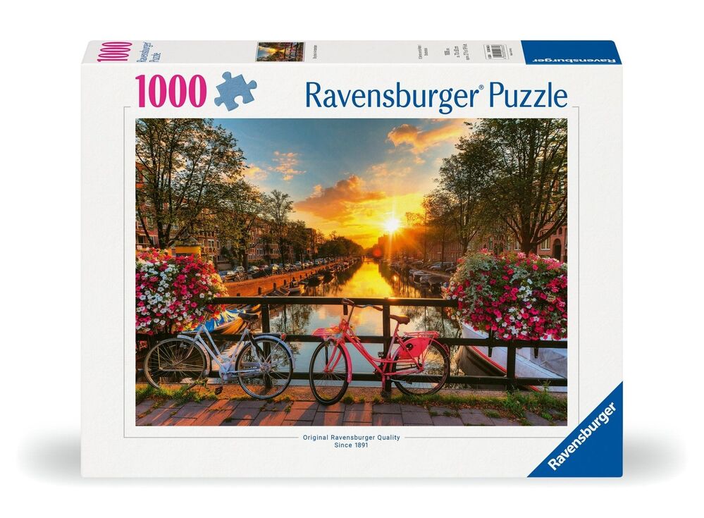 Ravensburger Puzzle 1000pc - Bicycles in Amsterdam