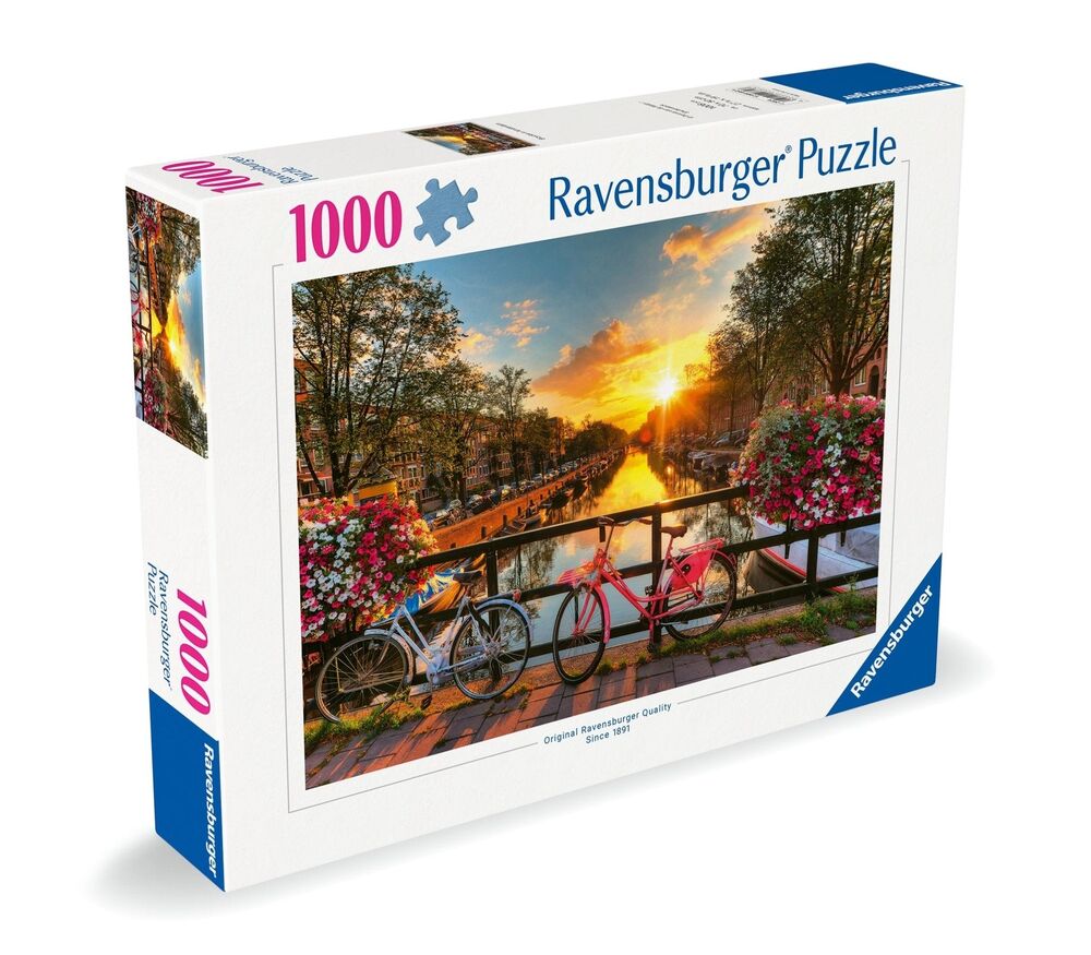 Ravensburger Puzzle 1000pc - Bicycles in Amsterdam