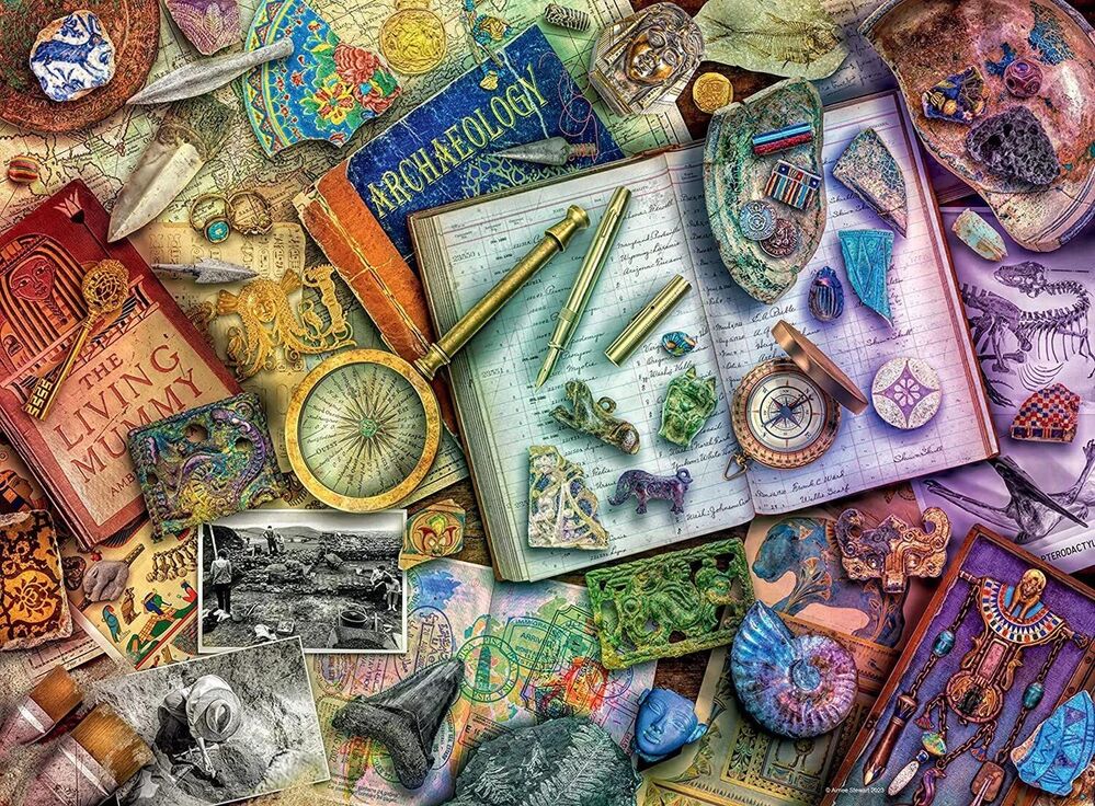 Ravensburger Puzzle 500pc - The Archaeologist's Desk