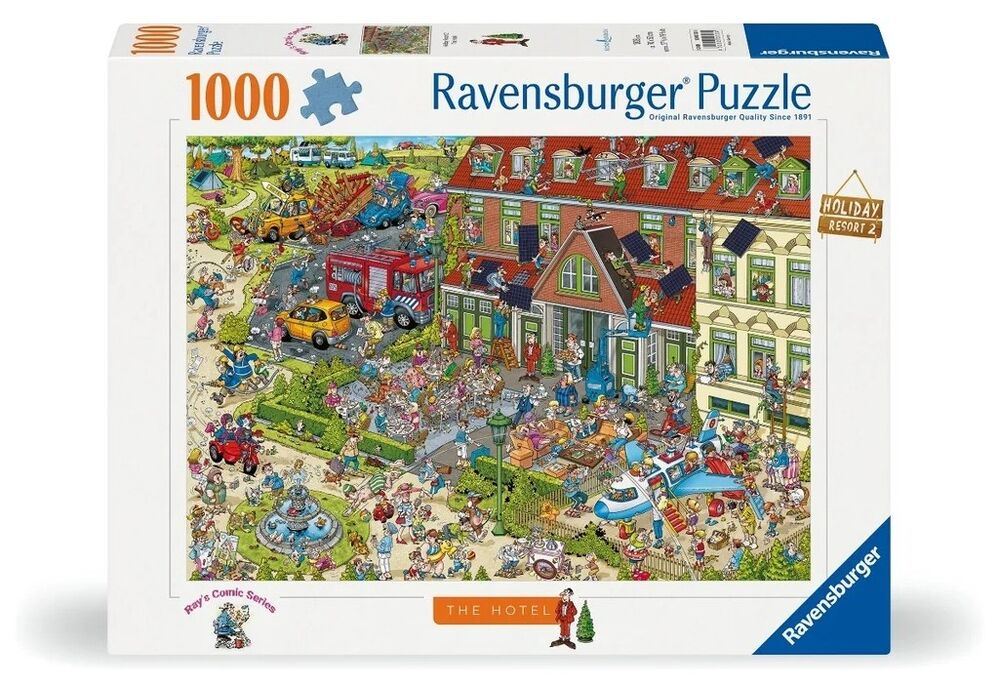 Ravensburger Puzzle 1000pc - Holiday Resort 2: The Hotel