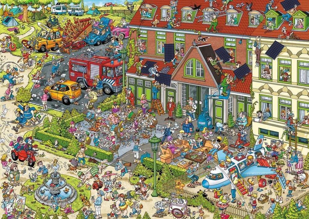 Ravensburger Puzzle 1000pc - Holiday Resort 2: The Hotel