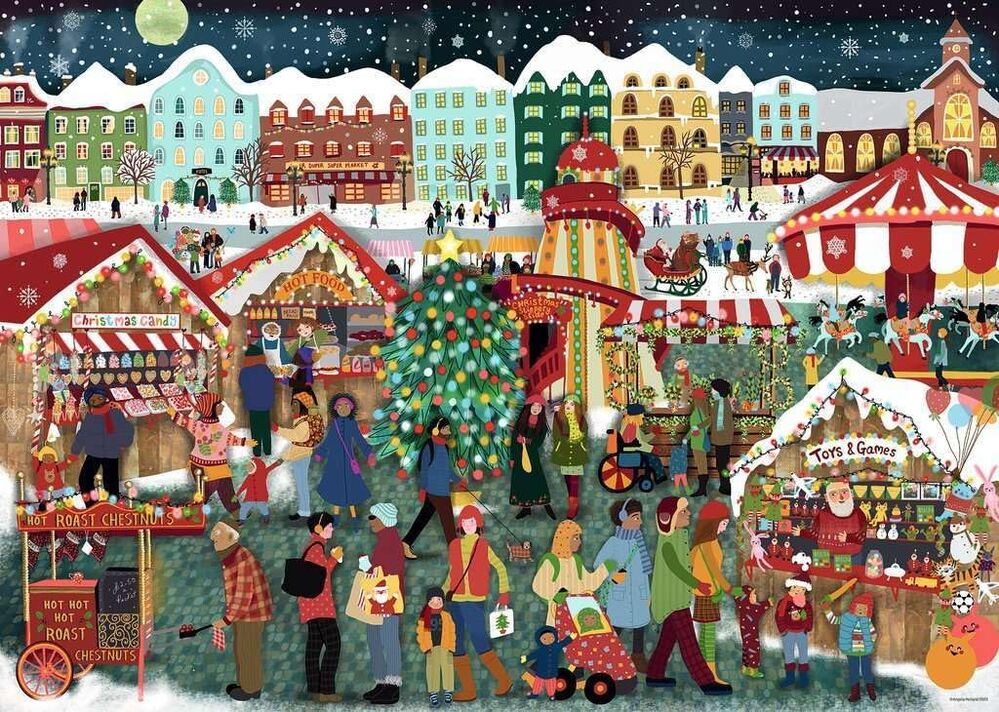 Ravensburger Puzzle 1000pc - Christmas Market