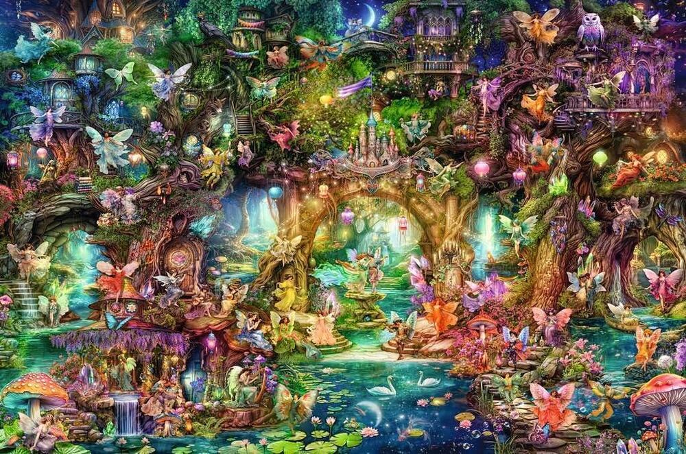 Ravensburger Puzzle 4000pc - The Hidden World of Fairies