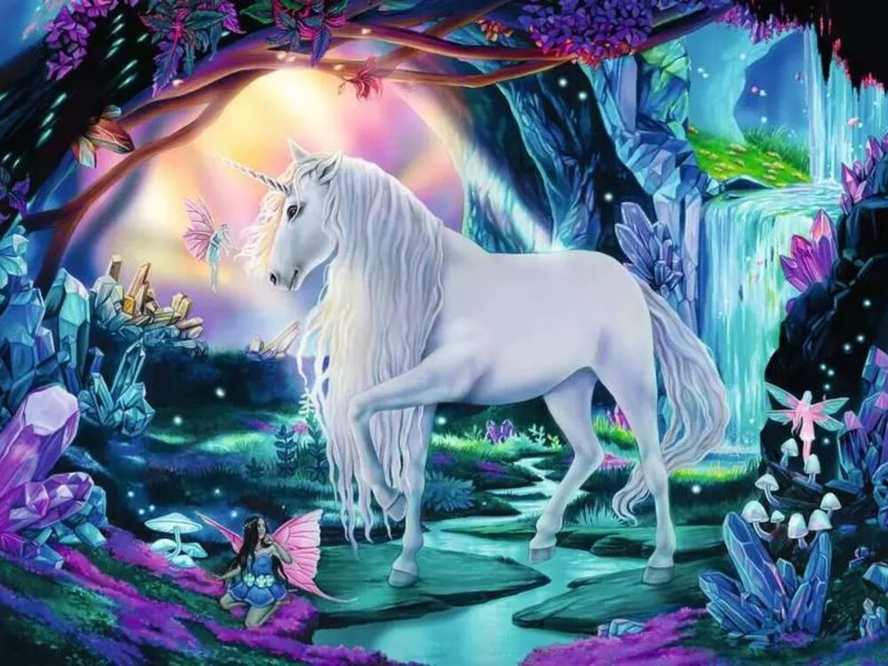 Ravensburger Puzzle 300pc XXL - Crystal Unicorn