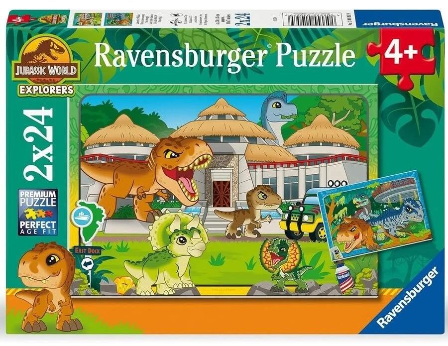 Ravensburger Puzzle 2x24pc - Jurassic World Explorers