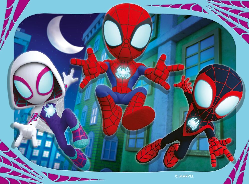 Ravensburger Puzzle 12, 16, 20, 24pc - Marvel Spidey & His Amazing Friends