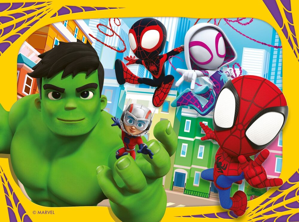 Ravensburger Puzzle 12, 16, 20, 24pc - Marvel Spidey & His Amazing Friends