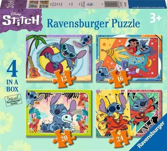 Ravensburger Puzzle 12, 16, 20, 24pc - Disney Stitch