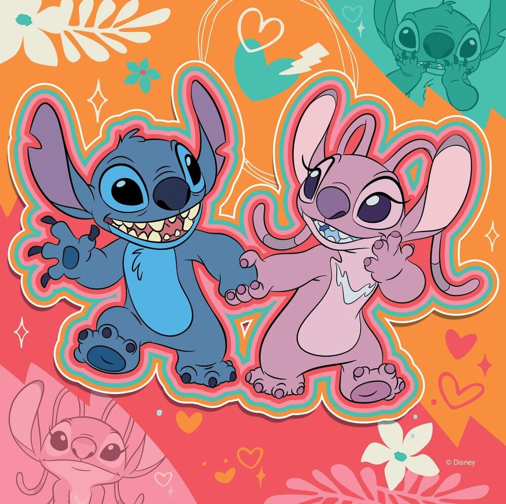 Ravensburger Puzzle 3x49pc - Disney Stitch Play the Day Away