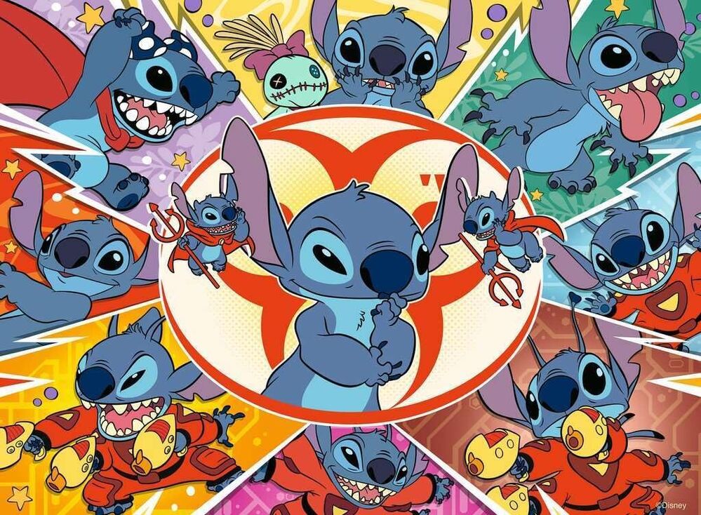 Ravensburger Puzzle 100pc XXL - Disney Stitch In My Own World