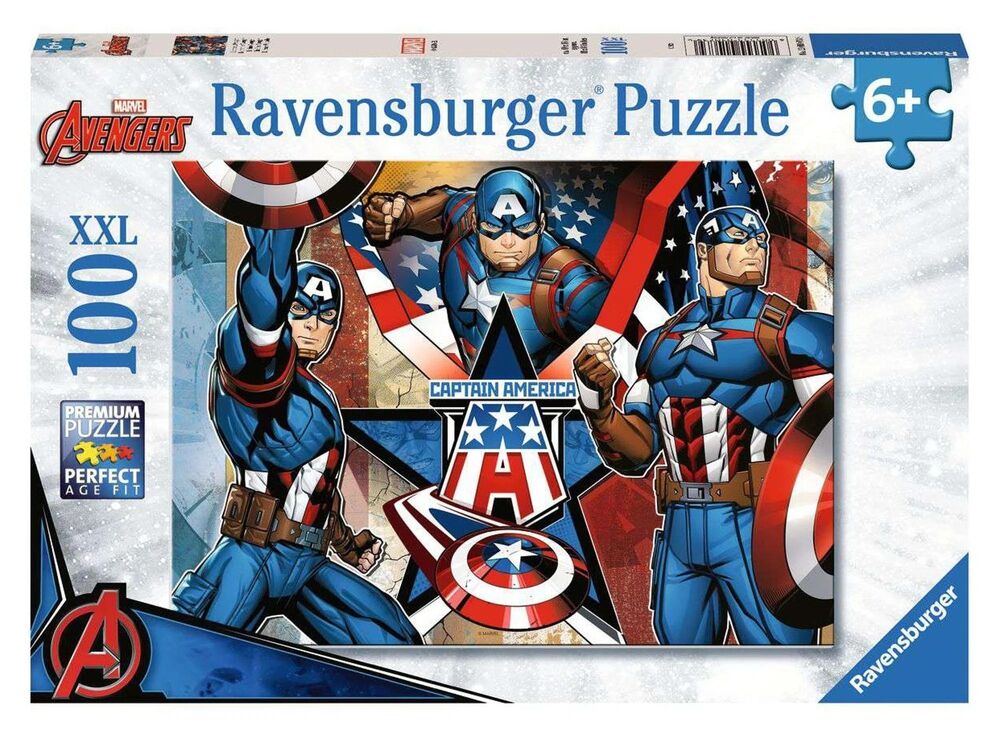 Ravensburger Puzzle 100pc XXL - Marvel The First Avenger