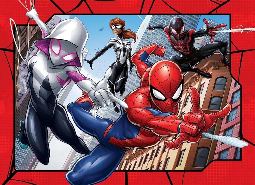 Ravensburger Puzzle 4x100pc - Marvel Spider-Man Bumper Pack