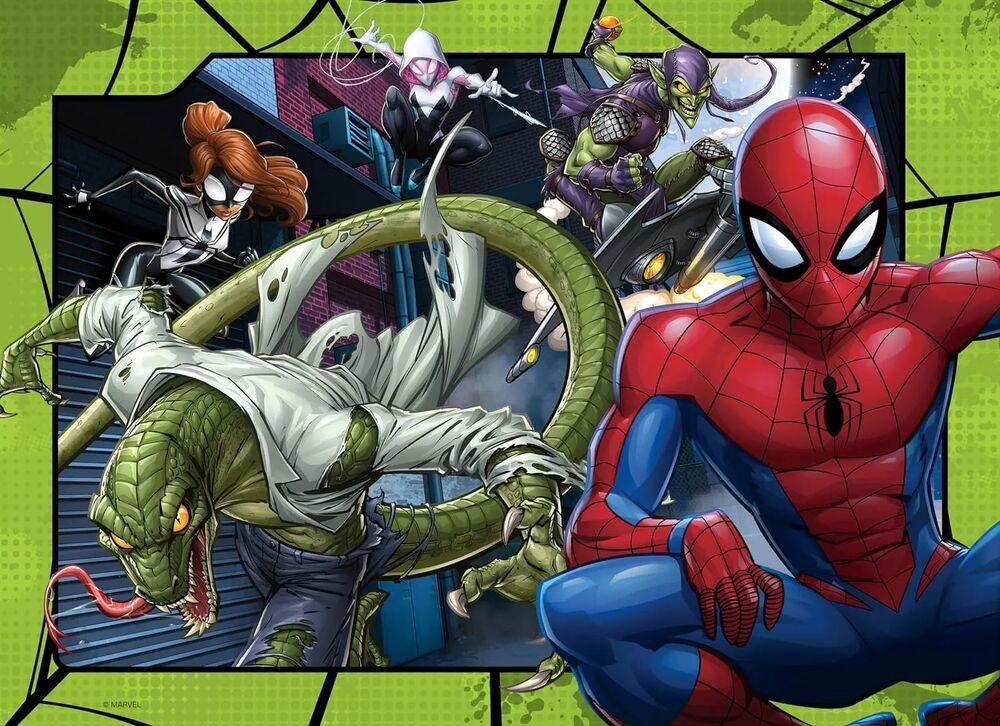 Ravensburger Puzzle 4x100pc - Marvel Spider-Man Bumper Pack