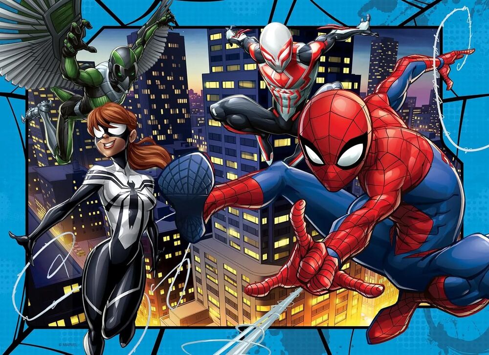 Ravensburger Puzzle 4x100pc - Marvel Spider-Man Bumper Pack