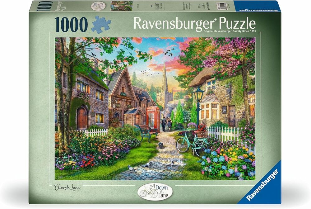 Ravensburger Puzzle 1000pc - Church Lane