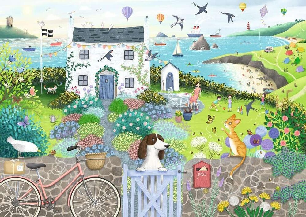 Ravensburger Puzzle 1000pc - Coastal Cottage