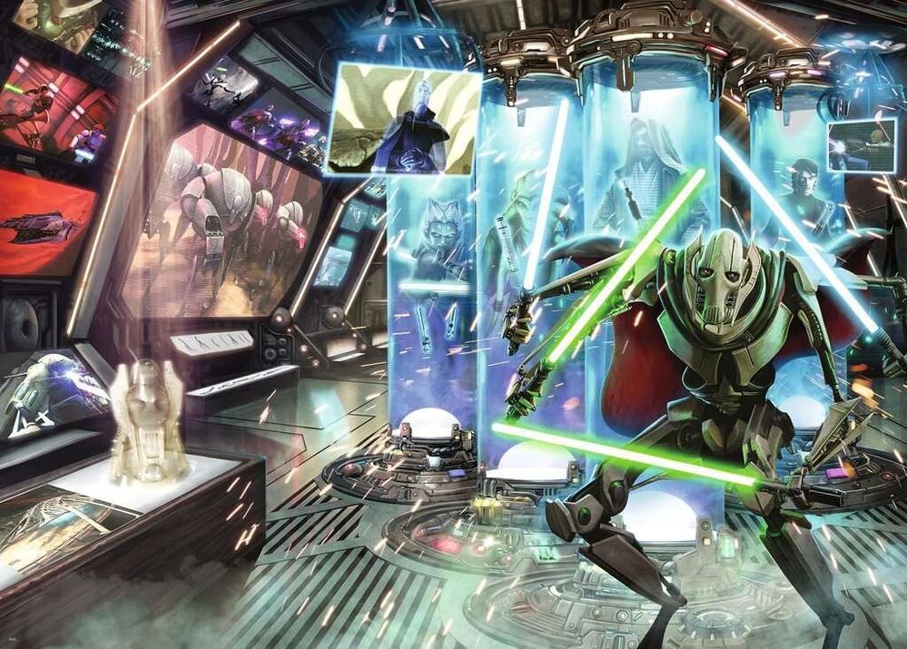 Ravensburger Puzzle 1000pc - Star Wars Villainous General Grievous
