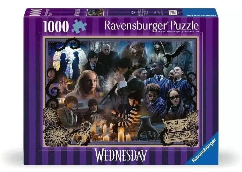 Ravensburger Puzzle 1000pc - Wednesday Wild Things