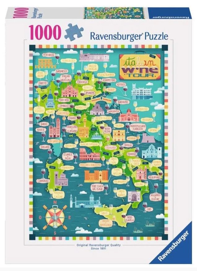 Ravensburger Puzzle 1000pc - Italian Wine Tour