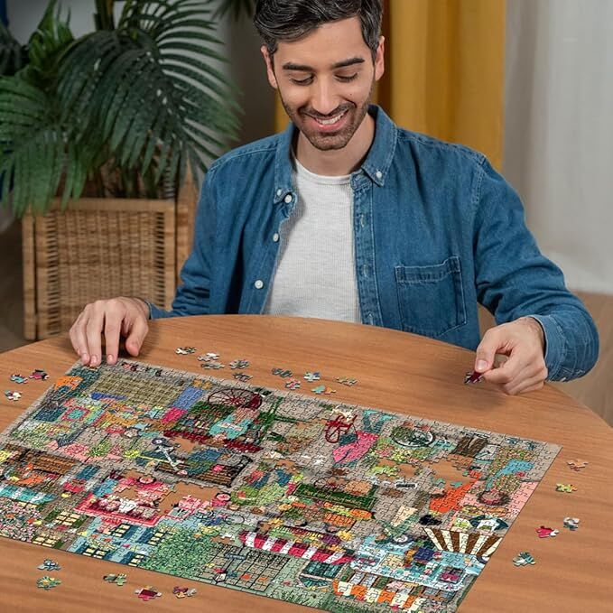 Ravensburger Puzzle 1000pc - Street Market