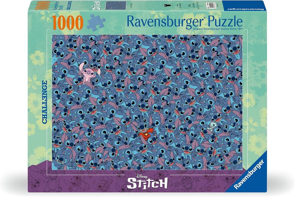Ravensburger Puzzle 1000pc - Disney Stitch Challenge