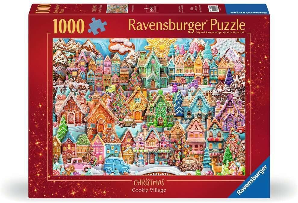 Ravensburger Puzzle 1000pc - Christmas Cookie Village