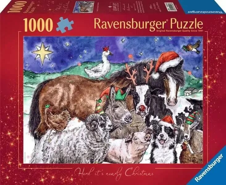 Ravensburger Puzzle 1000pc - Heard It's Nearly Christmas