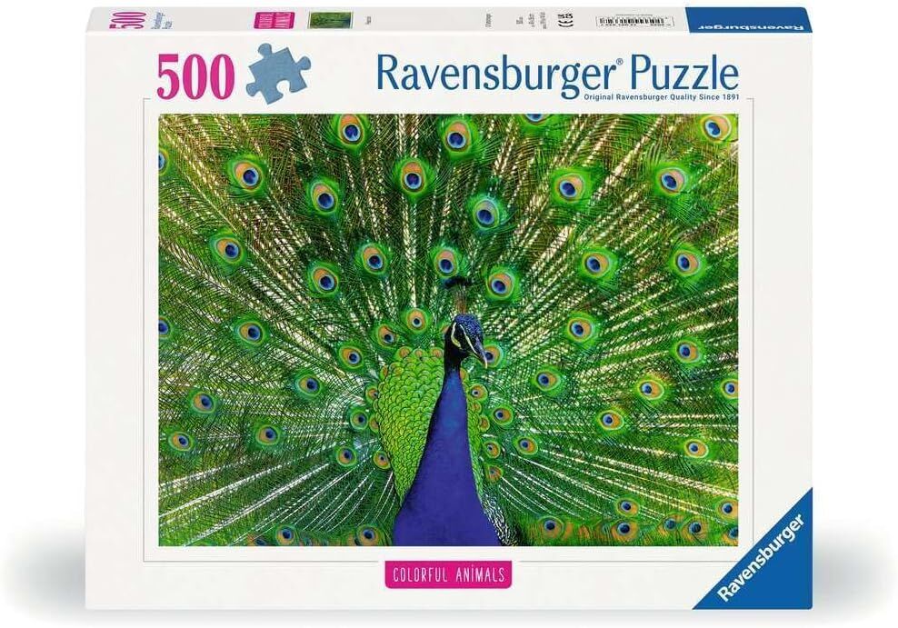 Ravensburger Puzzle 500pc - Peacock