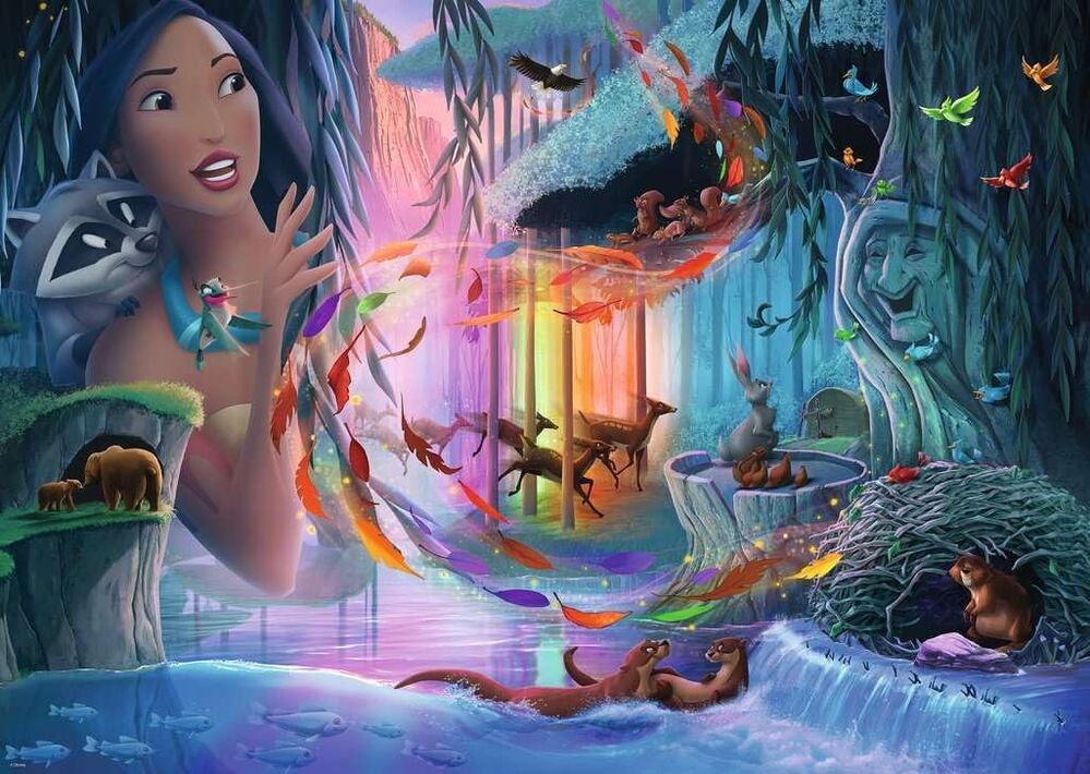Ravensburger Puzzle 1000pc - Disney Castle Pocahontas